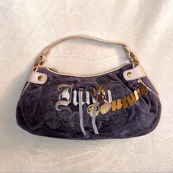 Juicy Couture Handbags - New Juicy Couture Purple Velvet Handbag